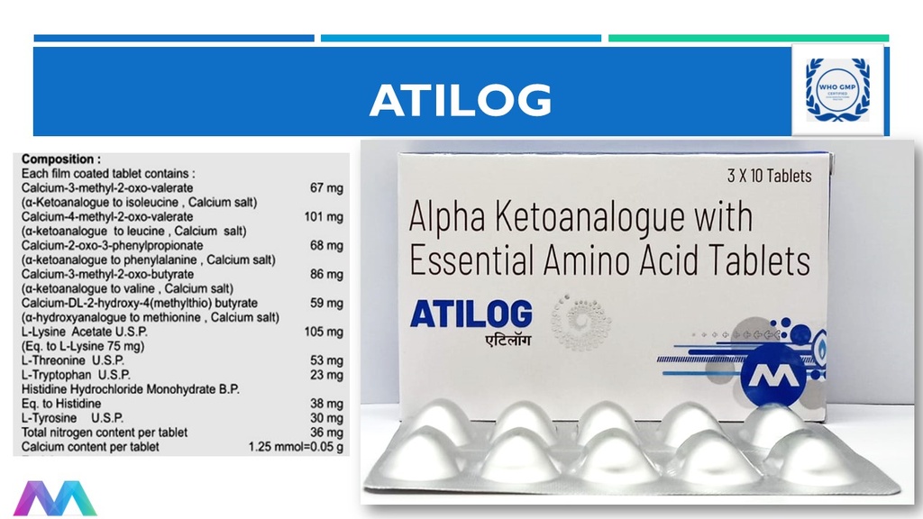 Alpha Ketoanalouge and Essential Amino Acid | Tablets