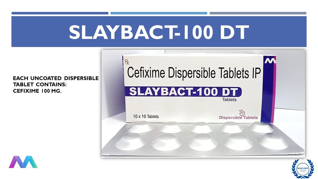 Cefixime 100 mg Tablet