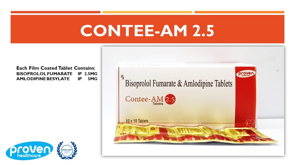 Bisoprolol Fumarate 2.5mg + Amlodipine 5mg | Tablet