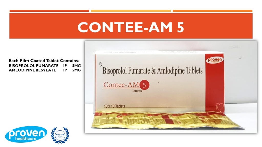 Bisoprolol Fumarate 5mg + Amlodipine 5mg | Tablet