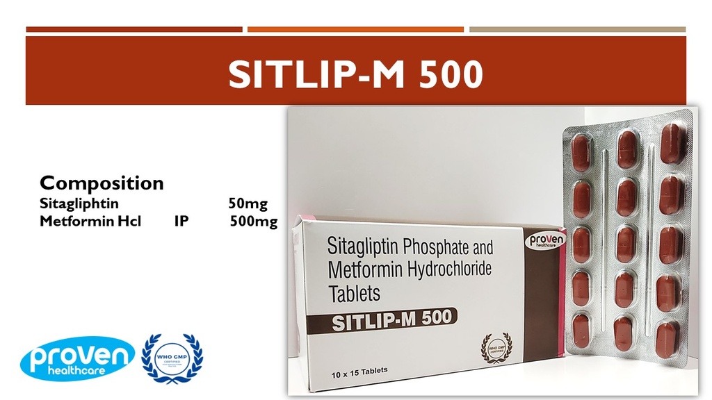 Sitagliptin 50 Mg + Metformin 500 Mg | Tablet
