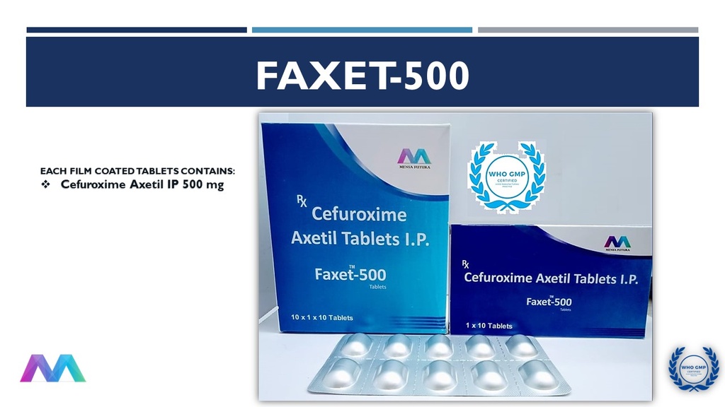 Cefuroxime Axetil 500mg Tablet