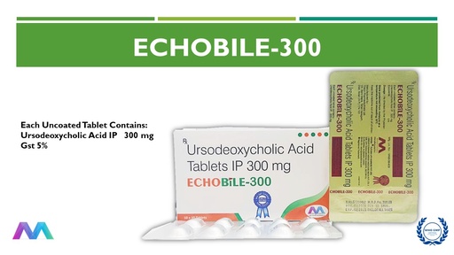 Ursodeoxycholic Acid IP 300 mg | Tablets
