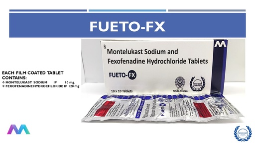 Montelukast 10 Mg + Fexofenadine 120 Mg | Tablet