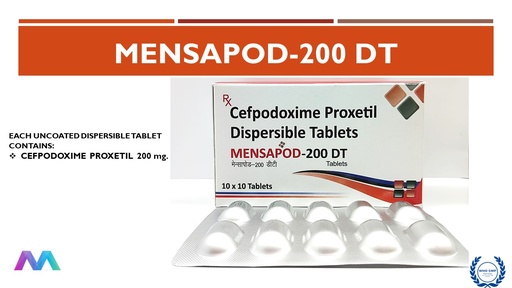 Cefpodoxime Proxetil 200mg Dispersible Tablet