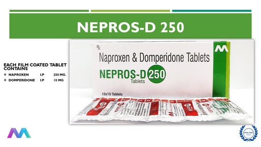 Naproxen 250 Mg + Domperidone 10 Mg | Tablet