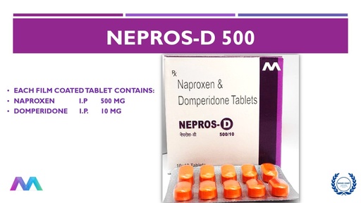 Naproxen 500 Mg + Domperidone 10 Mg | Tablet