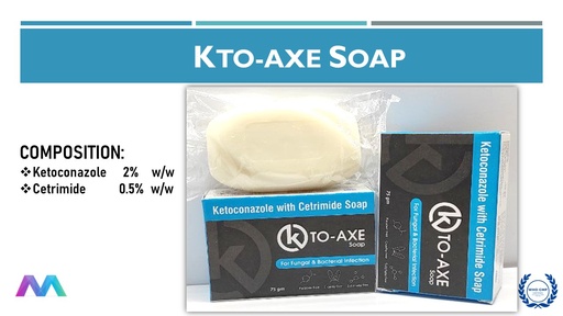 Ketoconazole 2% w/w + Cetrimide 0.5% w/w |  Soap