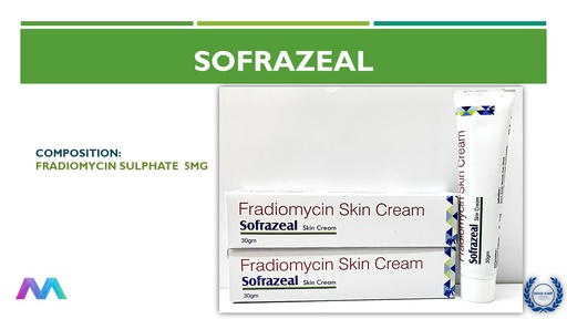 Fradiomycin sulphate 5 mg/gram | Cream