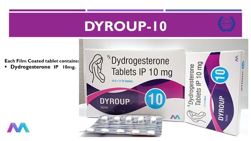 Dydrogesterone IP 10 mg | Tablet