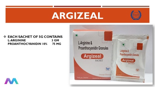 L-Arginine 3g + Proanthocyanidin 75 mg Granules (Sugar-Free)