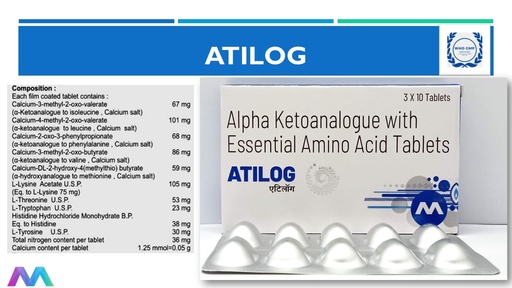 Alpha Ketoanalouge and Essential Amino Acid | Tablets