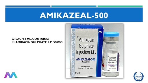 Amikacin 500 Mg / 2 Ml | Injection
