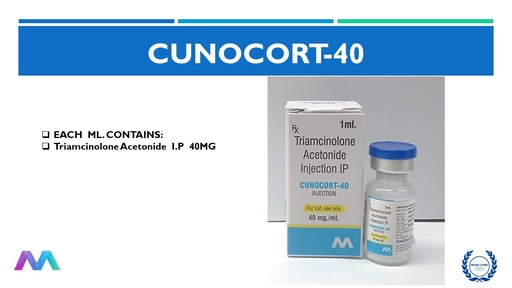 Triamcinolone 40 Mg / 1 ml | Injection