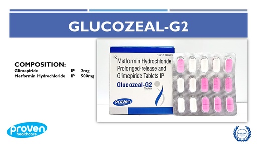 Metformin PR 500mg + Glimepiride 2 Mg | Tablet