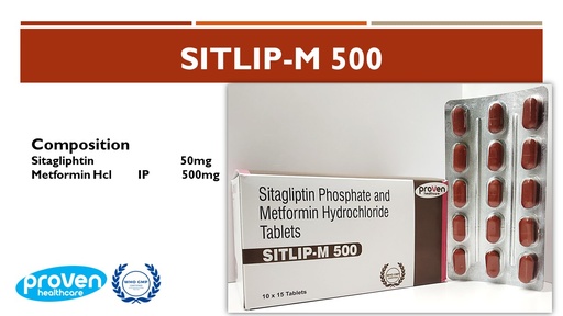 Sitagliptin 50 Mg + Metformin 500 Mg | Tablet