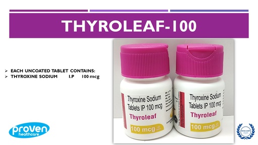 Thyroxine Sodium IP 100 mcg | Tablets 