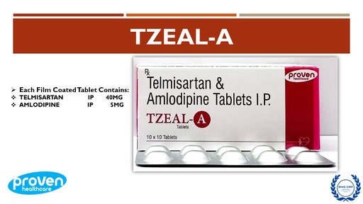 Telmisartan 40 Mg + Amlodipine 5 Mg | Tablet