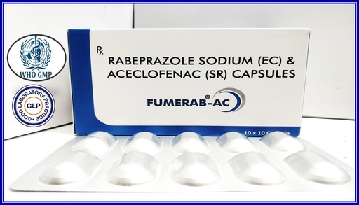 Rabeprazole 20 mg + Aceclofenac 200 mg SR