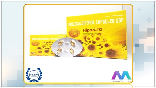 Cholecalciferol (Vitamin D3) Soft Gelatin Capsules 60000 IU