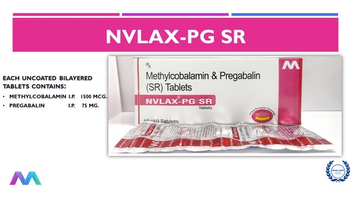 Pregabalin (Sustained release) 75mg and Methylcobalamin 1500mcg | Tablets